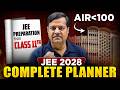 JEE 2028 : Complete Planner to Get AIR 100 \u0026 IIT Bombay | IIT JEE Preparation from Class 11 | eSaral