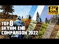 Top 8 Skyrim Special Edition ENB Comparison 2022 Roundup! Living Skyrim Modlist ENB Choices