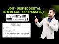 UDIT (Unified Digital Interface for Transfer) HRMS Transfer module Part 1 | #hrms