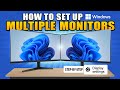 How to Setup Dual Monitors on a Windows PC - Step by Step