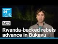 Rwanda-backed rebels advance in Bukavu, M23 claim control of Kavumu airport • FRANCE 24 English