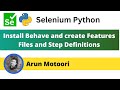 3. Install Behave and create Features Files and Step Definitions (Selenium Python)