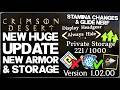 Crimson Desert - New INSANE Update - 1000 Storage, Big Nerf, New Armor, Helm Off \u0026 More Patch Guide!
