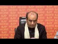 LIVE: BJP National Spokesperson Dr. Sudhanshu Trivedi addresses press conference at BJP HQ, Delhi