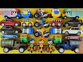 Colorful Toy Car Video for Toddlers 🚗 Army Truck, Superhero Cars \u0026 More