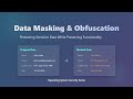 🔒 Data Masking \u0026 Obfuscation Tutorial for Beginners: Protect Sensitive Data!