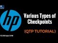 Various Types of Checkpoints  - HP UFT/ QTP TutoriaL #14