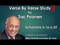 31. Ephesians 6:16 to 6:20 - Zac Poonen - Verse By Verse Study