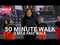Walking Exercise | 30 Minute FAST Walk with Taja Wilson - 2 Mile Workout