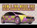 How E Ink Made the Color-Changing Car Reality