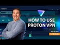 How to use ProtonVPN ✅ Tutorial Proton VPN FREE, Setup, Advanced Features - Review