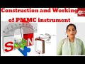 Construction and Working of PMMC instrument Permanent magnet moving Coil@studyfeelspecial