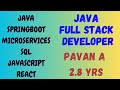 Java Full Stack Developer | Java | Spring Boot | Microservices | Hibernate | SQL | JavaScript