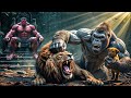Epic Battle: Kong Saves Puppy From the Lion King 🦍🦁🐶 | Kong movie | Bigfoot movie
