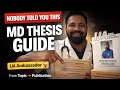 How to Select a Thesis Topic in MD Residency — Nobody Told You This ! 