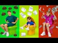 Triple Color Toilet Challenge with Vania Mania Kids!