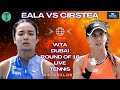Alex Eala vs Sorana Cîrstea | WTA Dubai Round of 16 | LIVE TENNIS WATCHALONG
