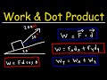 Work Done By a Force - Incline Planes \u0026 Dot Product Formula - Physics