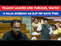 Tejasvi Surya's Salvo Leaves DMK MP Furious In Lok Sabha, A Raja Screams As BJP Leader Cites This
