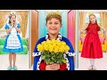 Rich vs Poor Princess - Battle for the Prince 👑💖 | Kids Comedy Video