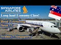 SINGAPORE AIRLINES A350-900 | Long Haul Economy Class | Sydney to Singapore!