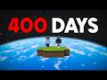 400 Days on Impossible Skyblock! (No Chest, No Tree)