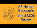 Unit 3 Multiple Choice Practice Questions: Culture | AP Human Geography #education #ap #geography