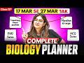 Complete Class 12 Biology in 10 Days 🔥 | 95%+ Score Strategy for CBSE Boards 2026 By Aarushi Ma'am