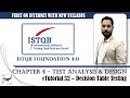 ISTQB FOUNDATION 4.0 | Tutorial 32 | Decision Table Testing | Test Case Design Techniques | CTFL