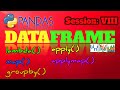 Lambda,map,apply,applymap Functions used in Pandas Dataframe| Difference between map \u0026 applymap||