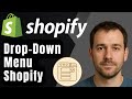 How to Create a Drop-Down Menu in Shopify (Tutorial for Beginners | 2025 Guide)