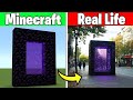 Minecraft Ultimate Comparison with Real Life 😮