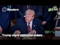 LIVE: Trump holds signing event in Oval Office