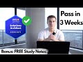 Pass the AWS Solutions Architect Exam with EASE in 3 WEEKS!