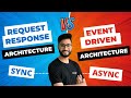 Sync. Vs Async. Communication - Request Response Vs Event-Driven Architecture in Microservices