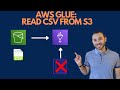AWS Glue: Read CSV Files From AWS S3 Without Glue Catalog