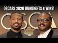Oscars 2026: Michael B. Jordan \u0026 Ryan Coogler Win Their First Oscars \u0026 More