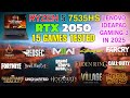 RTX 2050 Laptop : Test in 15 Games in 2025 - Worth For Mordern Games?