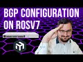💪Taking a look at configuring BGP on MikroTik RoSv7