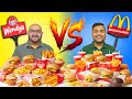 McDonald's Vs Wendy's Food War | American Food Brands Challenge | Viwa Food World