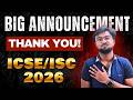 Dear ICSE/ISC 2026: End of an Era😱❤️My Final Message to ICSE 2026​😊THIS IS IMPORTANT✅✅