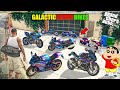 GTA 5 : Franklin \u0026 Shinchan Collecting RARE GALACTIC SUPERBIKES In GTA 5! (GTA 5 Mods)