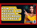 How Do I Backup And Restore A PostgreSQL Database? - Next LVL Programming