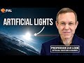 Are There Artificial Lights in the Outer Solar System?