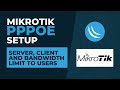 Mikrotik PPPoE Setup - Server, Client \u0026 Bandwidth Limit to Users | Mikrotik Configuration Tutorial