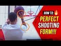 How to: Shoot a basketball PERFECTLY! Basketball Shooting Technique and Drills