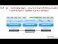 VCP8-DCV 2023 | Part-16 | How to Create VMWare Cluster and enable DRS vSphere vCenter Server 8
