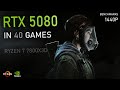 RTX 5080 - 40 GAMES at 1440P | Ray Tracing, DLSS4, Frame Generation \u0026 More!
