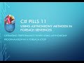 C# Pills 11 using asynchrony methods in foreach sentences