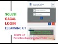 CARA LOGIN ELEARNING UT|AKTIVASI TUTON|